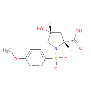 D-Proline, 4-hydroxy-1-[(4-methoxyphenyl)sulfonyl]-, (4R)-