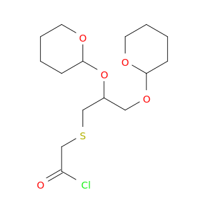 Acetyl chloride, [[2,3-bis[(tetrahydro-2H-pyran-2-yl)oxy]propyl]thio]-
