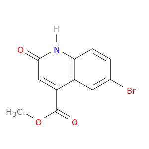 methyl 6-bromo-2-oxo-1,2-dihydroquinoline-4-carboxylate