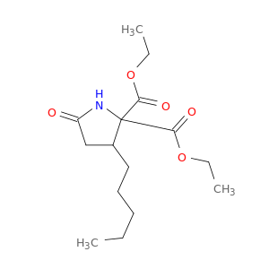 2,2-Pyrrolidinedicarboxylicacid, 5-oxo-3-pentyl-, 2,2-diethyl ester