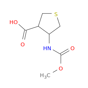 3-Thiophenecarboxylicacid, tetrahydro-4-[(methoxycarbonyl)amino]-