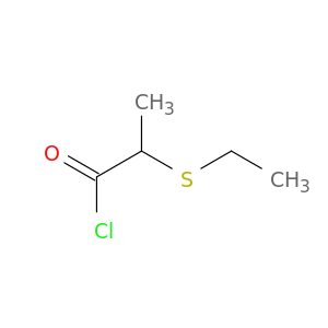 Propanoyl chloride, 2-(ethylthio)-