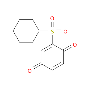 2,5-Cyclohexadiene-1,4-dione, 2-(cyclohexylsulfonyl)-