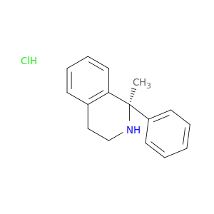 Isoquinoline,1,2,3,4-tetrahydro-1-methyl-1-phenyl-, hydrochloride, (1R)- (9CI)