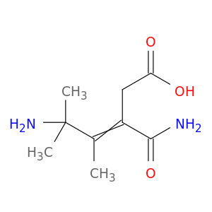 3-Hexenoic acid, 5-amino-3-(aminocarbonyl)-4,5-dimethyl-