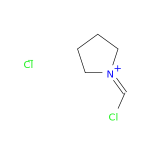 Pyrrolidinium, 1-(chloromethylene)-, chloride