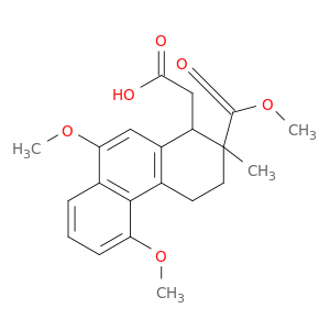 1-Phenanthreneaceticacid, 1,2,3,4-tetrahydro-5,9-dimethoxy-2-(methoxycarbonyl)-2-methyl-
