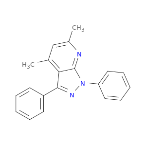 1H-Pyrazolo[3,4-b]pyridine, 4,6-dimethyl-1,3-diphenyl-
