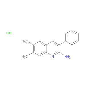 2-Amino-6,7-dimethyl-3-phenylquinoline hydrochloride
