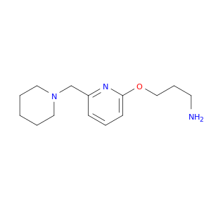 1-Propanamine, 3-[[6-(1-piperidinylmethyl)-2-pyridinyl]oxy]-