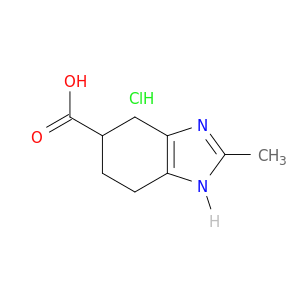 2-Methyl-4,5,6,7-tetrahydro-1H-1,3-benzodiazole-5-carboxylic Acid Hydrochloride