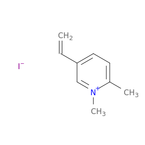 Pyridinium, 5-ethenyl-1,2-dimethyl-, iodide