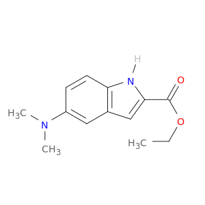 1H-Indole-2-carboxylic acid, 5-(dimethylamino)-, ethyl ester