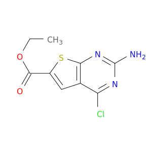 2-氨基-4-氯-噻吩并[2,3-D]嘧啶-6-羧酸乙酯