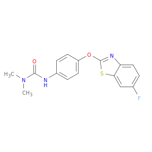 Urea, N'-[4-[(6-fluoro-2-benzothiazolyl)oxy]phenyl]-N,N-dimethyl-