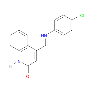 2(1H)-Quinolinone,4-[[(4-chlorophenyl)amino]methyl]-
