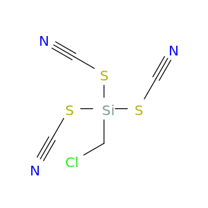 Thiocyanic acid, (chloromethyl)silylidyne ester