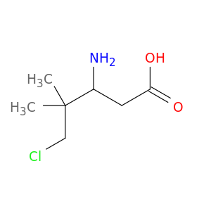 Pentanoic acid, 3-amino-5-chloro-4,4-dimethyl-