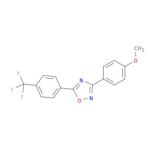 1,2,4-Oxadiazole, 3-(4-methoxyphenyl)-5-[4-(trifluoromethyl)phenyl]-