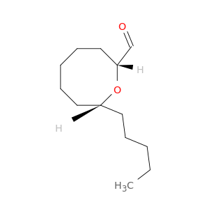 2-Oxocanecarboxaldehyde, 8-pentyl-, cis-