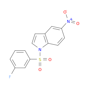 1H-Indole, 1-[(3-fluorophenyl)sulfonyl]-5-nitro-
