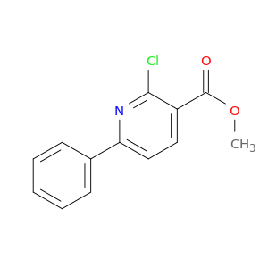 3-Pyridinecarboxylic acid, 2-chloro-6-phenyl-, methyl ester