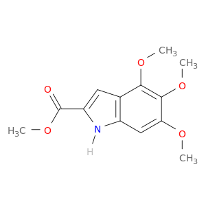 1H-Indole-2-carboxylic acid, 4,5,6-trimethoxy-, methyl ester