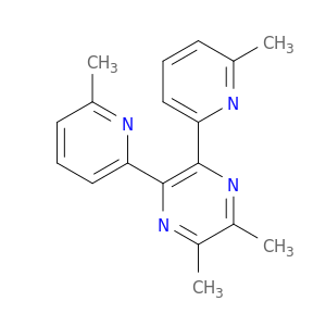 Pyrazine, 2,3-dimethyl-5,6-bis(6-methyl-2-pyridinyl)-