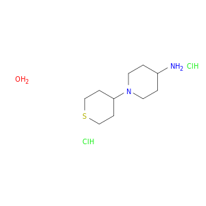 1-(tetrahydro-2h-thiopyran-4-yl)piperidin-4-amine