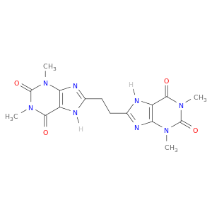 8-[2-(1,3-dimethyl-2,6-dioxo-7H-purin-8-yl)ethyl]-1,3-dimethyl-7H-purine-2,6-dione