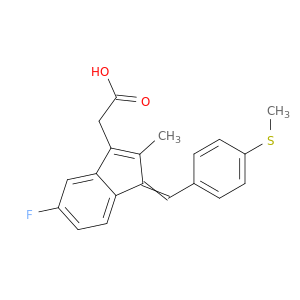 5-氟-2-甲基-1-(对甲硫基苯亚甲基)茚-3-乙酸
