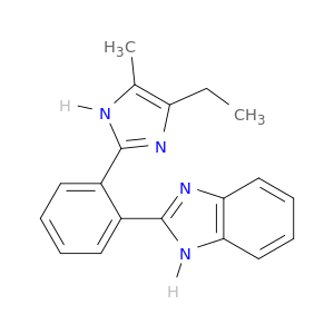 1H-Benzimidazole, 2-[2-(4-ethyl-5-methyl-1H-imidazol-2-yl)phenyl]-