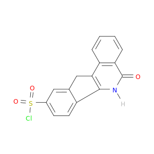 5H-Indeno[1,2-c]isoquinoline-9-sulfonyl chloride, 6,11-dihydro-5-oxo-
