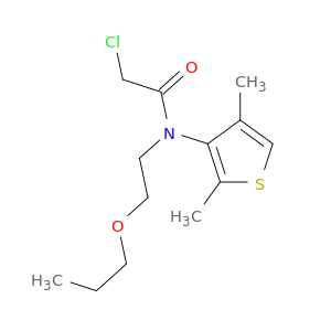 Acetamide, 2-chloro-N-(2,4-dimethyl-3-thienyl)-N-(2-propoxyethyl)-