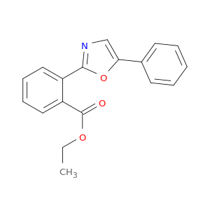 Benzoic acid, 2-(5-phenyl-2-oxazolyl)-, ethyl ester