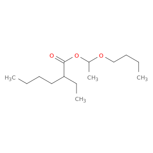 Hexanoic acid, 2-ethyl-, 1-butoxyethyl ester