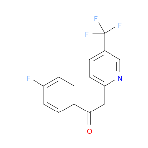 Ethanone, 1-(4-fluorophenyl)-2-[5-(trifluoromethyl)-2-pyridinyl]-