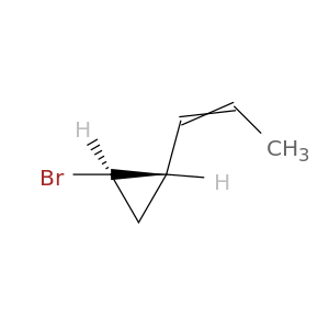 Cyclopropane, 1-bromo-2-(1-propenyl)-, trans-