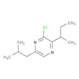 Pyrazine, 3-chloro-2-(1-methylpropyl)-5-(2-methylpropyl)-