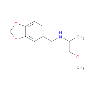 (1,3-BENZODIOXOL-5-YLMETHYL)(2-METHOXY-1-METHYLETHYL)AMINE
