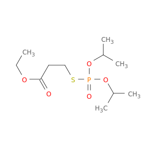 Propanoic acid, 3-[[bis(1-methylethoxy)phosphinyl]thio]-, ethyl ester