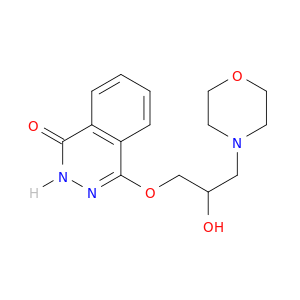 1(2H)-Phthalazinone, 4-[2-hydroxy-3-(4-morpholinyl)propoxy]-