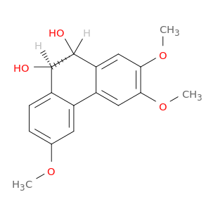9,10-Phenanthrenediol, 9,10-dihydro-2,3,6-trimethoxy-, cis-