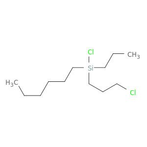 Silane, chloro(3-chloropropyl)hexylpropyl-