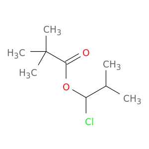 Propanoic acid, 2,2-dimethyl-, 1-chloro-2-methylpropyl ester