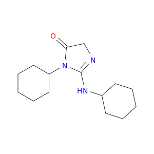 4H-Imidazol-4-one, 3-cyclohexyl-2-(cyclohexylamino)-3,5-dihydro-