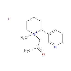 Piperidinium, 1-methyl-1-(2-oxopropyl)-2-(3-pyridinyl)-, iodide
