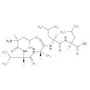 L-Leucine, L-leucyl-L-valyl-L-alanyl-L-leucyl-