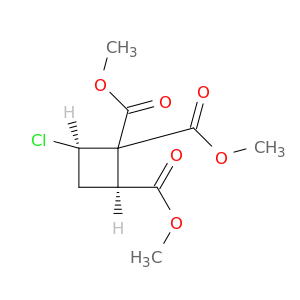 1,1,2-Cyclobutanetricarboxylic acid, 4-chloro-, trimethyl ester, cis-