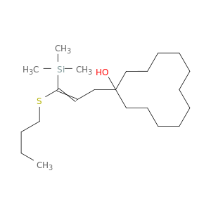 Cyclododecanol, 1-[3-(butylthio)-3-(trimethylsilyl)-2-propenyl]-